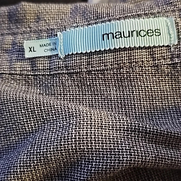 Maurices Grey Cross-over Blouse - Picture 5 of 7